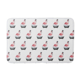 Cartoon Flamingo patroon Badmat