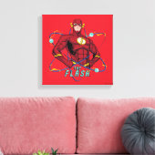 Cartoon Flash atoomgrafisch Canvas Afdruk (Insitu (Woonkamer))