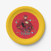 Cartoon Flash atoomgrafisch Papieren Bordje (Voorkant)