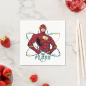 Cartoon Flash atoomgrafisch Servet (Insitu)