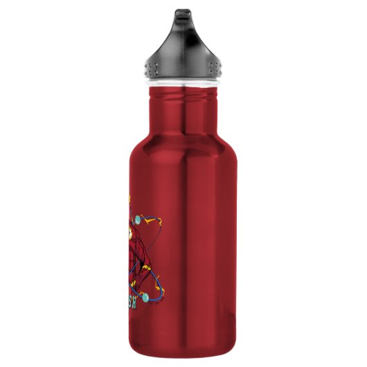 Cartoon Flash atoomgrafisch Waterfles (Rechts)