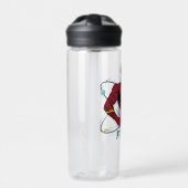 Cartoon Flash atoomgrafisch Waterfles (Voorkant)