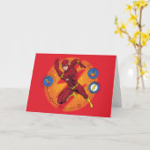 Cartoon Flash Laboratory Running Graphic Kaart (Gele Bloem)