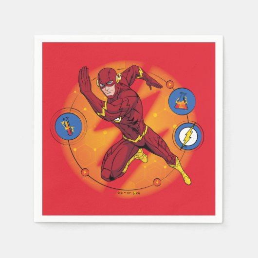 Cartoon Flash Laboratory Running Graphic Servet (Voorkant)