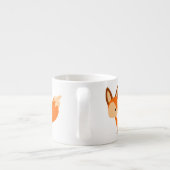 Cartoon Fox Espresso Mug sympa (Dos)