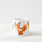 Cartoon Fox Espresso Mug sympa (Devant)