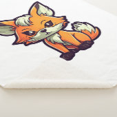 CARTOON FOX SHERPA DEKEN (3/4)