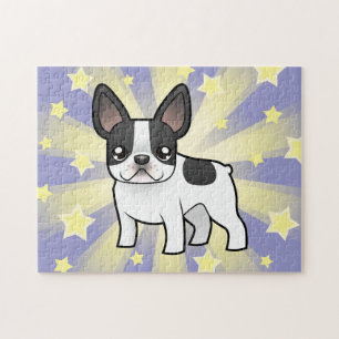 Cartoon French Bulldog Legpuzzel