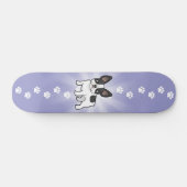Cartoon French Bulldog Skateboard (Horizontaal)