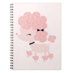 Cartoon French Poodle Notitieboek