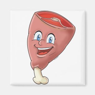 Cartoon Fridge Magnets Collectie Vlees Magneet