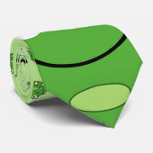 Cartoon Frog Pattern Stropdas (Opgerold)