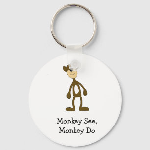 Cartoon Gang Monkey Sleutelhanger