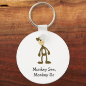 Cartoon Gang Monkey Sleutelhanger (Voorkant)
