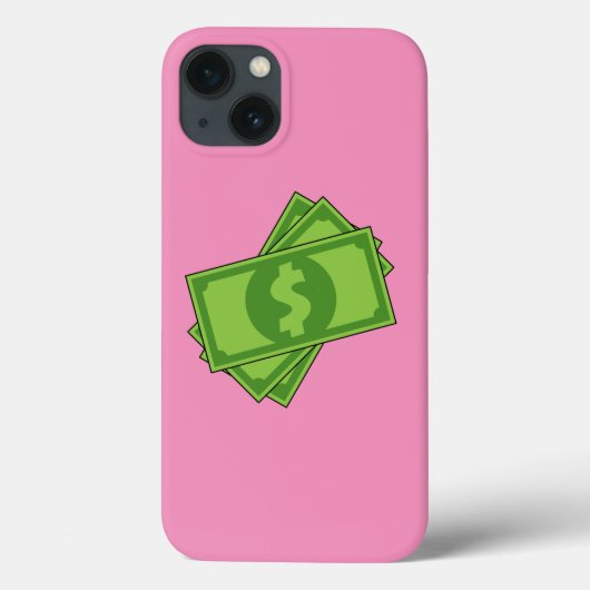 Cartoon geld dollarbiljetten Case-Mate iPhone case (Achterkant)