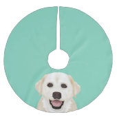 cartoon gele labrador kerstboom rok (Voorkant)