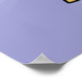 Cartoon German Shepherd Poster (Hoek)