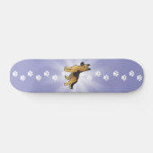 Cartoon German Shepherd Skateboard (Horizontaal)