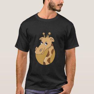 Cartoon giraf t-shirt