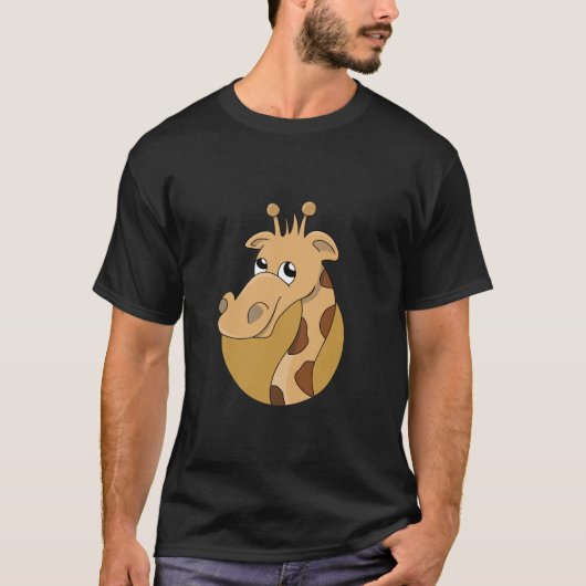 Cartoon giraf t-shirt (Voorkant)