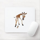 Cartoon Giraffe en muis Muismat (Met muis)