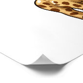 Cartoon giraffe-illustratie poster (Hoek)