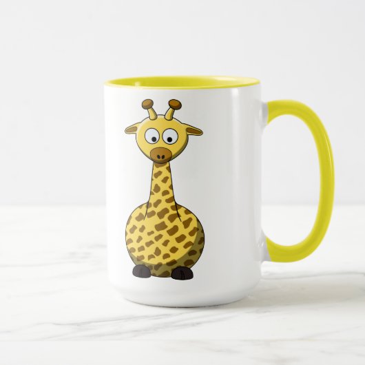 Cartoon Giraffe Mok (Rechts)
