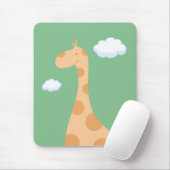Cartoon Giraffe mousepad Muismat (Met muis)