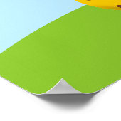 Cartoon Giraffe Poster (Hoek)