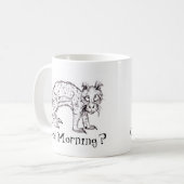 Cartoon "Goedemorgen" Mok (Voorkant links)