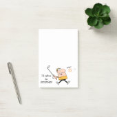 Cartoon Golfer Post-it® Notes (Kantoor)