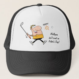 Cartoon Golfer Vaderdag Pet