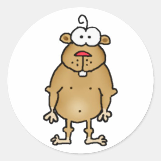 Cartoon Gopher Stickers (Voorkant)