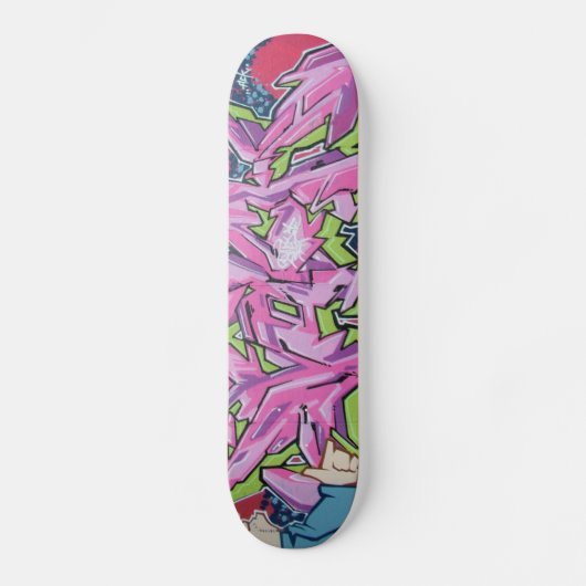 cartoon graffiti skateboard (Voorkant)