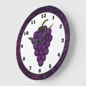 Cartoon Grape Kitchen Clock Grote Klok (Hoek)