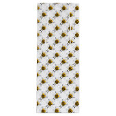 Cartoon grappige bijen wijn cadeautas (Voorkant)