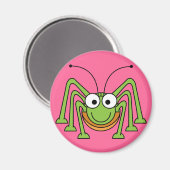 Cartoon Grasshopper Magneet (Voorkant / Achterkant)