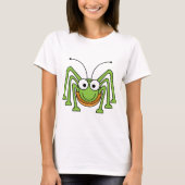 Cartoon Grasshopper T-shirt (Voorkant)