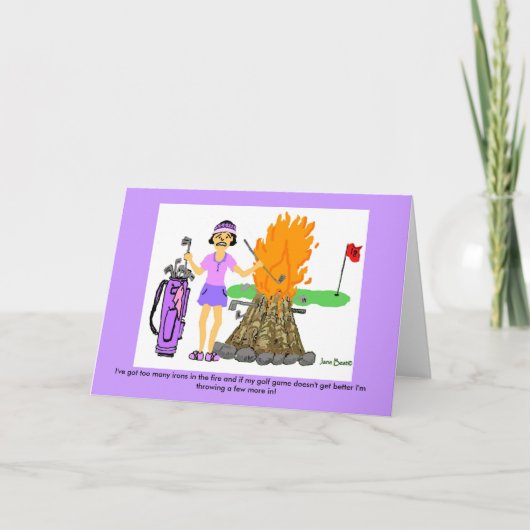 Cartoon Greeting Card Kaart (Voorkant)