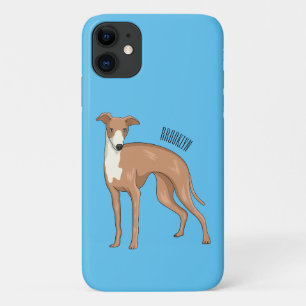 Cartoon grijnshond iPhone 11 hoesje