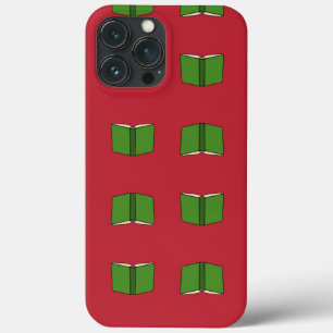 Cartoon Groen Boek iPhone 13 Pro Max Hoesje