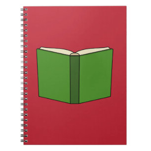 Cartoon Groen Boek Notitieboek