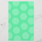 Cartoon Groene Gator Kinder Kinderen Stippen Dank  Briefpapier (Achterkant)