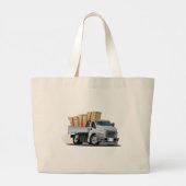 Cartoon Grote Tote Bag (Achterkant)