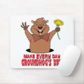Cartoon Groundhog Muismat (Met muis)