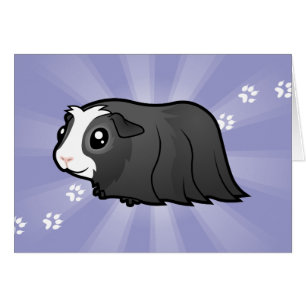 Cartoon Guinee Pig (lang haar)