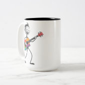 Cartoon Guitarist Mug (Devant gauche)