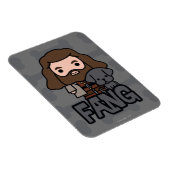 Cartoon Hagrid en Fang Character Art Magneet (Rechterzijde)