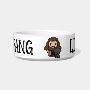 Cartoon Hagrid en Fang Karakter Kunst Voerbakje