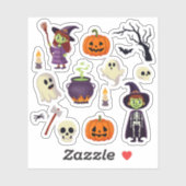 Cartoon Halloween Sticker Collectie (Vel)